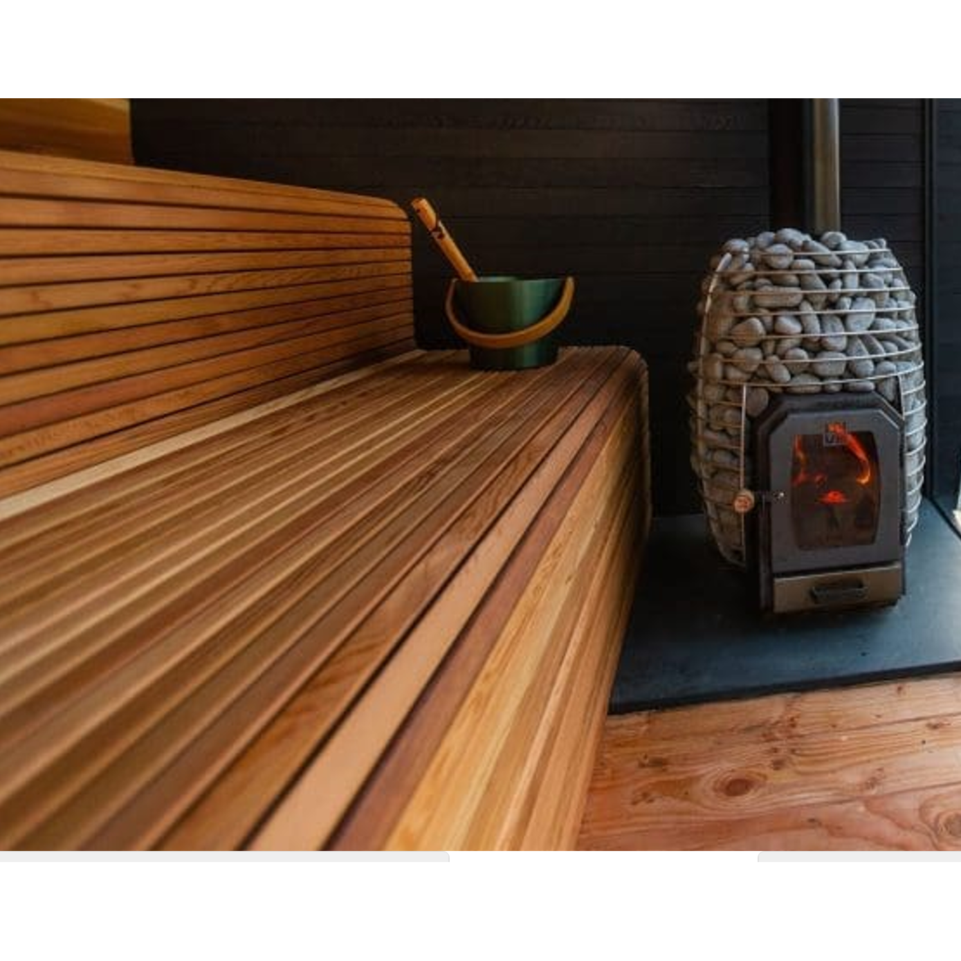 Slatted Sauna Bench