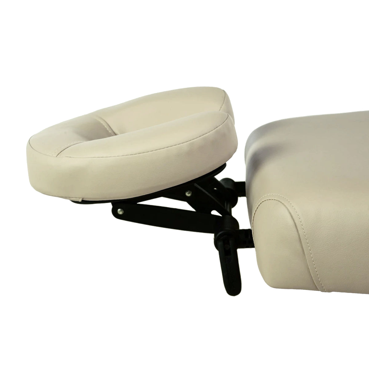 Contoured face cradle for massage tables