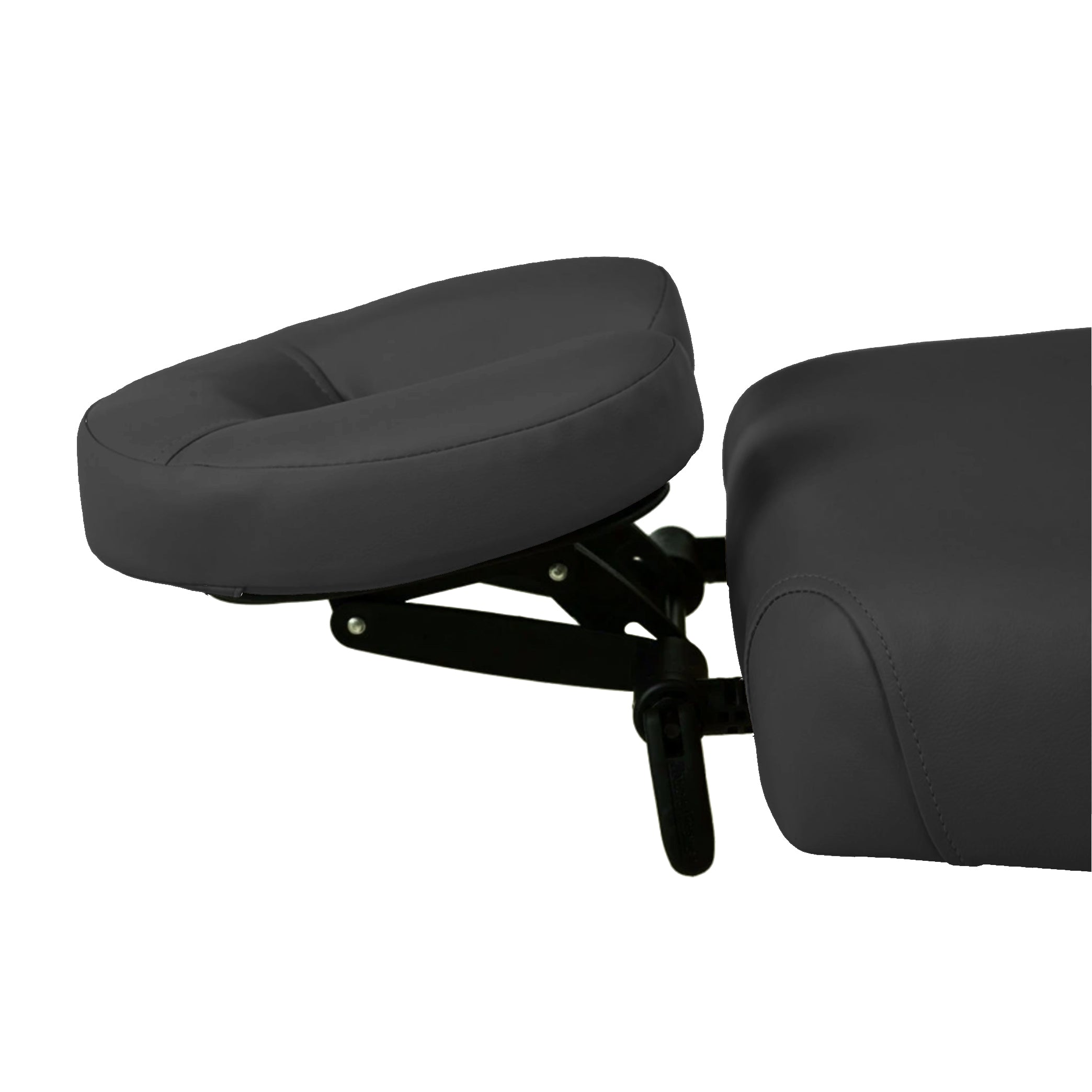 Contoured face cradle for massage tables