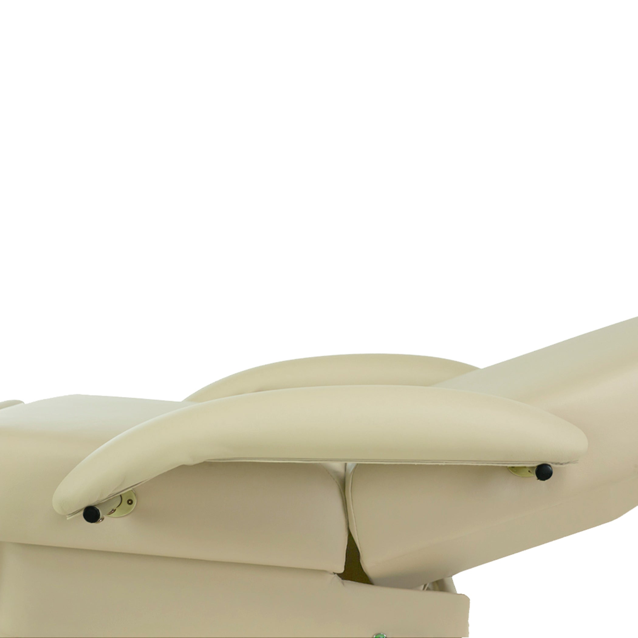 Massage table flexible arms